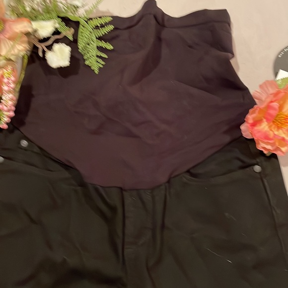 Maternity Jeans 30 Black Articles of Society Black Classic Skinny NWT - Picture 2 of 7